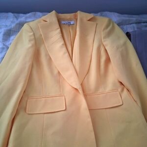 Le Suit Soft Yellow Women's Blazer